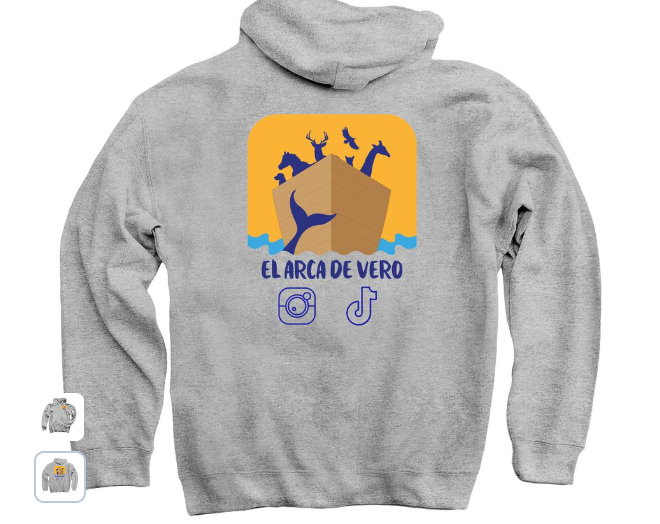 Unisex Hoodie with El Arca de Vero Logo