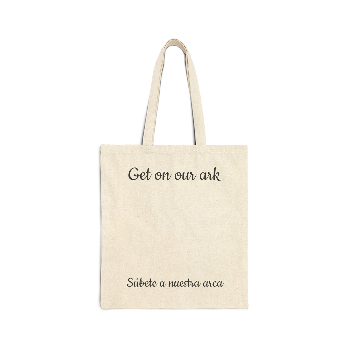 El Arca de Vero Tote Bag | Eco-Friendly Cotton Canvas, Shopping Bag, Beach Tote, Gift for Animal Lovers, Fun Quote Tote